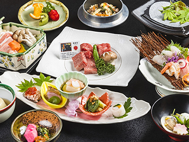 【美味少量】量より質という方におすすめ!米沢牛肩ロース&サーロインステーキをご堪能♪~夕朝食半個室~《公式HPからのご予約が12%お得!》