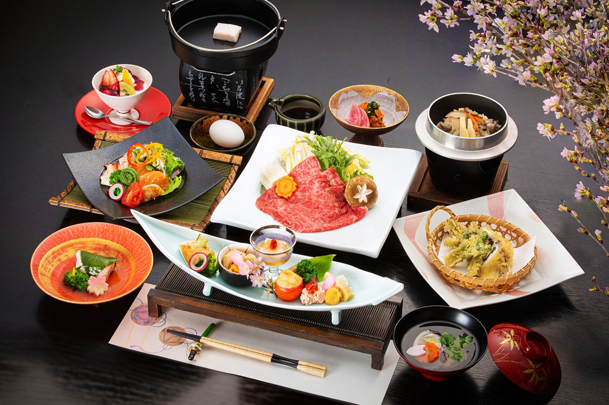 イメージ：春季限定 料理長おまかせの桜御膳コース