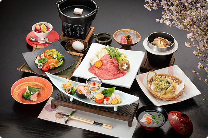 春季限定 料理長おまかせの桜御膳コース