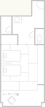 間取り図：リバービュー 和モダンツイン