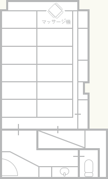 間取り図：和室12畳