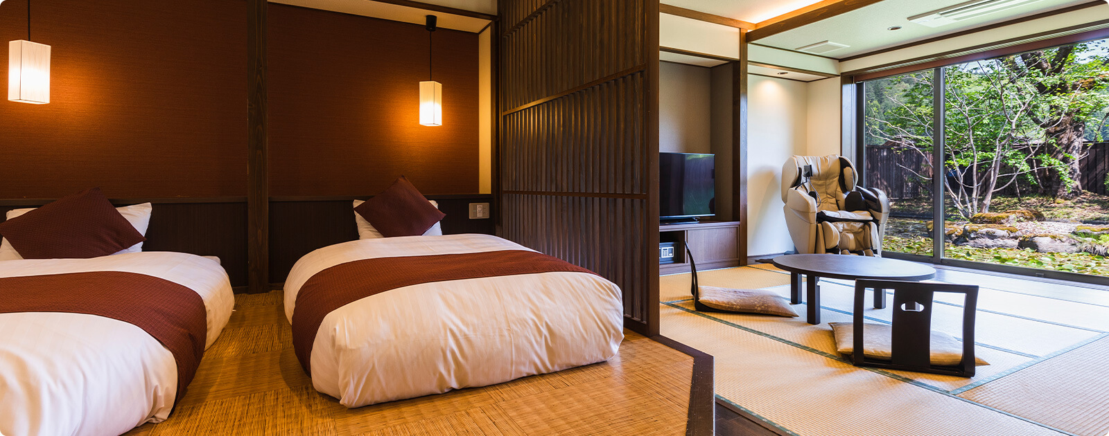 イメージ:温泉露天風呂付 和モダンツイン